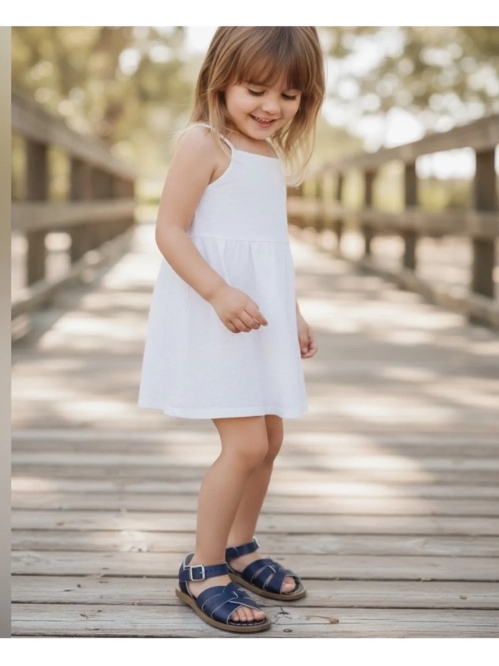 Salt Water Sandals Navy Blue Toddler Size 6 (US 7)